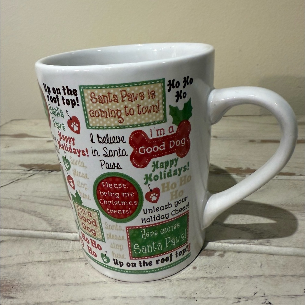Festive Christmas Santa Paws Mug 🐾